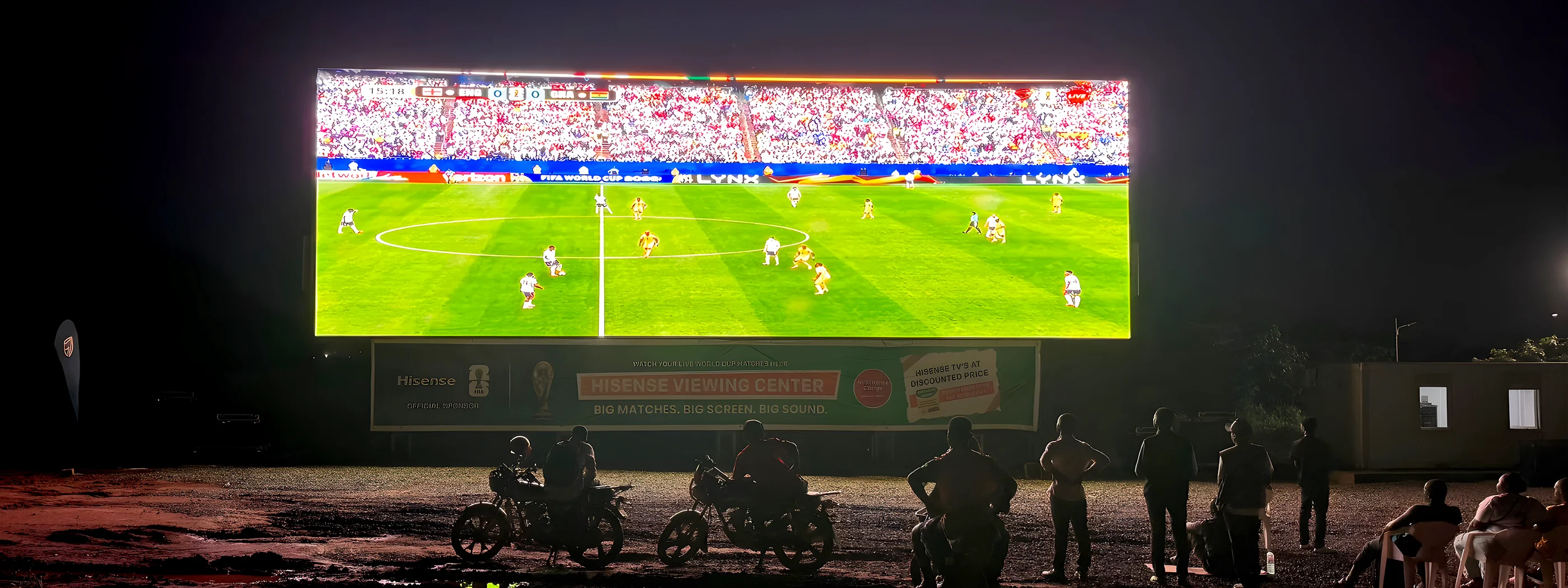 P2.9 Outdoor Public Viewing LED Screen Ghana | VisionReal